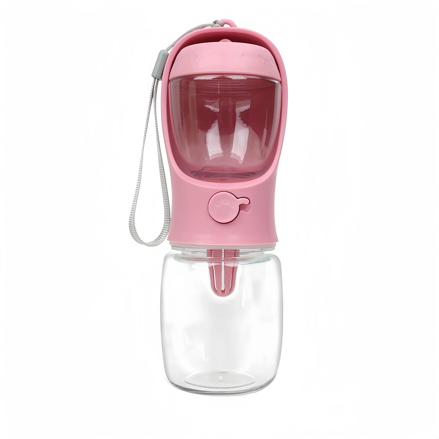 Portable Pet Water Bottle | 2-in-1 Food & Water Feeder Bowl for Dogs & Cats — Outdoor Travel