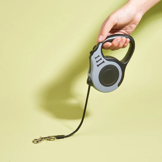 Retractable Dog & Cat Leash | Durable Nylon Lead for Small Dogs — 3m / 5m