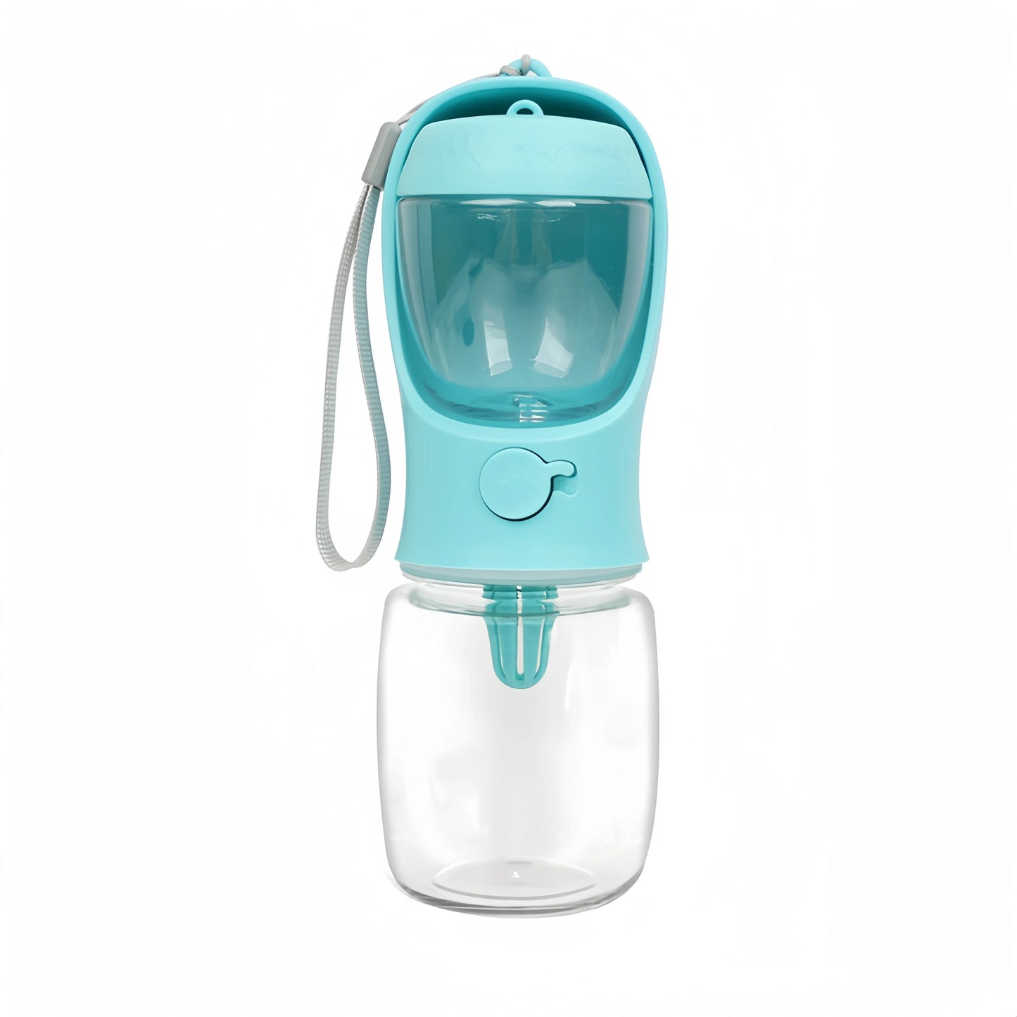 Portable Pet Water Bottle | 2-in-1 Food & Water Feeder Bowl for Dogs & Cats — Outdoor Travel